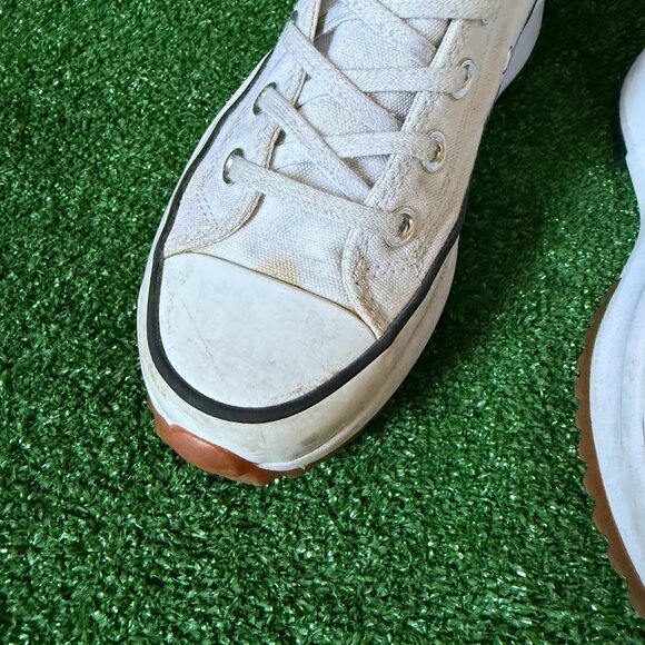 Converse Run Star Hike Women 6.5 White Black Gum Bold Lifestyle Sneakers 166799C - Picture 4 of 13